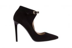 Szpilki Bayla-097 ZL6998-322 Czarny, Skóra naturalna - 40. Czarne szpilki damskie Bayla, bez wzorów, z materiału, bez obcasa, bez zapięcia. W wyprzedaży za 89.10 zł.