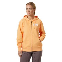 Bluza sportowa damska Helly Hansen Hh Logo Full Zip 2.0. Brązowe bluzy sportowe damskie Helly Hansen, l, bez wzorów, z kapturem. Za 549.00 zł.