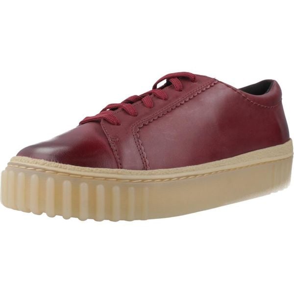 Buty CLARKS MAYHILL WALK Bordeaux. Czerwone trekkingi damskie Clarks, trekkingowe. Za 362.99 zł.