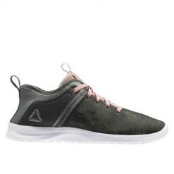 Buty treningowe damskie Reebok Solestead NS Ironstonecoalrose. Szare obuwie sportowe damskie Reebok, bez wzorów, z materiału, na fitness i siłownię. Za 261.00 zł.
