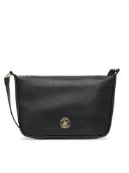 Beverly Hills Polo Club Torebka C-BHPC-L-001-08 Czarny. Czarne listonoszki damskie Beverly Hills Polo Club, bez wzorów, z materiału, bez dodatków. Za 159.99 zł.