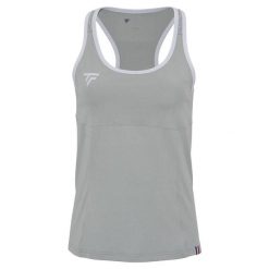 Koszulka tenisowa damska bez rękawów Tecnifibre Team Tank-Top. Szare koszulki sportowe damskie TECNIFIBRE, m, bez wzorów, z materiału, bez kołnierzyka, bez ramiączek, tenisowe. Za 189.00 zł.