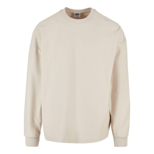 Bluza Urban Classics Rib Terry Boxy Crew. Białe bluzy męskie Urban Classics, m, bez wzorów, z bawełny, bez kaptura. Za 151.45 zł.