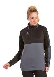 Bluza treningowa Erima Six Wings. Czarne bluzy męskie Erima, xl, bez wzorów, z materiału, bez kaptura, na fitness i siłownię. Za 208.50 zł.