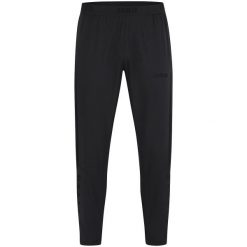 Damskie spodnie dresowe Jako Power. Czarne spodnie dresowe damskie Jako, bez wzorów, z dresówki, do piłki nożnej. Za 283.50 zł.