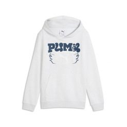 Młodzieżowa bluza z kapturem MID 90s PUMA. Biała bluzy męskie Puma, m, bez wzorów, z bawełny, z kapturem. Za 229.00 zł.