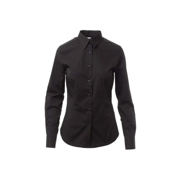Koszula damska Payper Wear Florentia. Czarne koszule damskie PAYPER WEAR, bez wzorów, z bawełny, eleganckie, bez kołnierzyka, bez ramiączek. Za 248.50 zł.