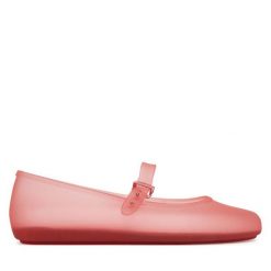 Baleriny Melissa. Czerwone baleriny damskie Melissa, bez wzorów, bez obcasa. Za 189.99 zł.