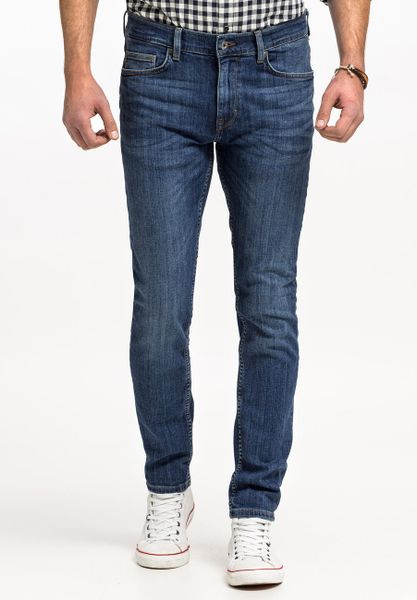 MUSTANG FRISCO SKINNY MĘSKIE SPODNIE JEANSOWE JEANSY DŻINSY DENIM BLUE 1015049 5000 883, W31 L30. Niebieskie jeansy męskie Mustang, l, bez wzorów, z bawełny, klasyczne. Za 249.99 zł.