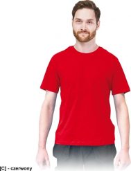 R.E.I.S. TSR-REGU - t-shirt męski o standardowym kroju, 100% bawełna - czerwony 3XL. Czerwone t-shirty męskie R.E.I.S., m, bez wzorów, z bawełny, klasyczne, bez kołnierzyka. Za 17.14 zł.