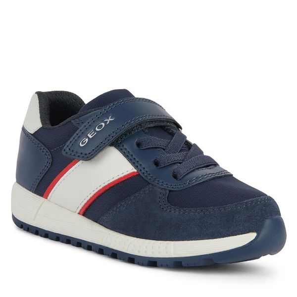 Sneakersy Geox. Trampki i tenisówki chłopięce Geox, bez wzorów, bez zapięcia. Za 305.99 zł.
