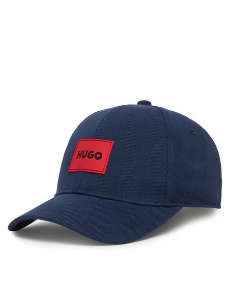 HUGO Czapka z daszkiem G01187 S Granatowy. Niebieskie rękawiczki dziecięce Hugo, bez wzorów. Za 179.99 zł.
