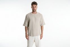 Xagon T-shirt | P26082V 1004T | Mężczyzna | Beżowy. Brązowe t-shirty męskie Xagon, m, bez wzorów, z bawełny, eleganckie, bez kołnierzyka. W wyprzedaży za 269.00 zł.