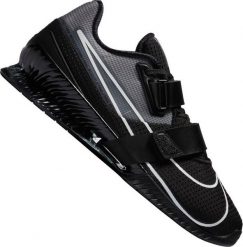 Nike Buty męskie Romaleos 4 czarne r. 41 (CD3463-010). Czarne buty sportowe męskie Nike, bez zapięcia. Za 728.27 zł.