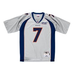 Koszulka Nfl Denver Broncos John Elway. Szare koszulki sportowe męskie Mitchell & Ness, bez wzorów, bez kołnierzyka, bez ramiączek, do piłki nożnej. Za 636.50 zł.