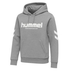 Bluza z kapturem Hummel Legacy 2.0. Szare bluzy sportowe męskie Hummel, bez wzorów, z kapturem, trekkingowe. Za 279.50 zł.