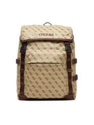 Guess Plecak L5YZ08 WGRI0 Beżowy. Brązowe torby i plecaki dziecięce Guess, z materiału. Za 439.99 zł.