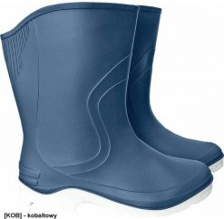 Reis - Buty damskie krótkie typu kalosz RAINBOW kobaltowy 39. Niebieskie obuwie sportowe damskie Reis, bez wzorów. Za 48.75 zł.