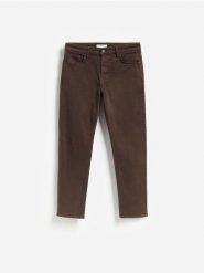 Jeansy straight fit - brązowy. Brązowe jeansy męskie Reserved. Za 159.99 zł.