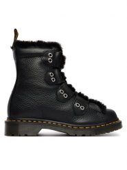 Dr. Martens Trapery 1460 Faux Fur Lined DM31876001 Czarny. Czarne śniegowce i trapery damskie Dr. Martens, ze skóry. Za 989.99 zł.