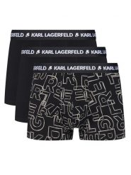 KARL LAGERFELD Komplet 3 par bokserek A3M47014 Czarny. Czarne bokserki męskie KARL LAGERFELD, m, bez wzorów, z bawełny. Za 149.99 zł.