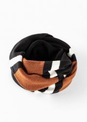 Szal koło. Czarne szaliki i chusty damskie bonprix, bez wzorów, eleganckie. Za 69.99 zł.
