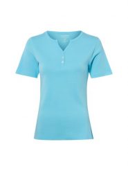 Brookshire Koszulka Kobiety Bawełna niebieski, XXL. Niebieskie t-shirty damskie brookshire, xxl, bez wzorów, z bawełny, bez kołnierzyka. Za 79.95 zł.