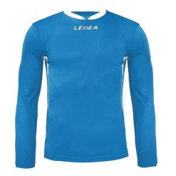 Męska Koszulka Biegowa Dusseldorf ML Długie Rękawy Błękitno-Biała. Białe koszulki sportowe męskie Legea, m, bez wzorów, z poliesteru, bez kołnierzyka, bez ramiączek, do biegania. W wyprzedaży za 48.00 zł.