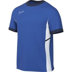 Koszulka Męska Academy 25 SS. Niebieskie koszulki sportowe męskie Nike, m, bez wzorów, bez kołnierzyka, bez ramiączek, trekkingowe. Za 111.99 zł.