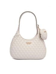 Guess Torebka Atabey HWQG98 94010 Écru. Torebki do ręki damskie Guess, z aplikacjami, ze skóry, bez dodatków. Za 639.99 zł.