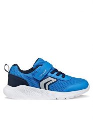 Geox Sneakersy J Sprintye Boy J36GBA 01454 C4228 S Niebieski. Niebieskie buty sportowe chłopięce Geox, bez wzorów, z materiału, bez zapięcia. Za 209.99 zł.