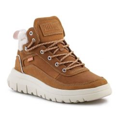 Buty Palladium Pallaflex Cuff Warm 94339-252-M brązowe. Brązowe obuwie sportowe damskie bez wzorów, z gumy. Za 821.25 zł.