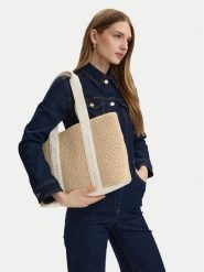 HUGO Torebka 50563016 Biały. Białe torebki do ręki damskie Hugo, bez wzorów, ze skóry, bez dodatków. Za 899.99 zł.