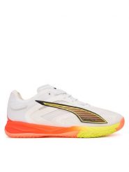Puma Buty halowe Accelerate NITRO™ SQD 4 Game On 108886 01 Biały. Białe buty sportowe męskie Puma, ze skóry, bez zapięcia. Za 669.99 zł.