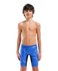 Spodenki Pływackie Chłopięce Arena Boy's Firefloswim Jammer. Czarne kąpielówki dla chłopców Arena, bez wzorów, z materiału, eleganckie. Za 183.99 zł.