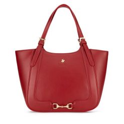 Torebka Beverly Hills Polo Club. Czerwone torebki do ręki damskie Beverly Hills Polo Club, bez wzorów, klasyczne, bez dodatków. Za 249.99 zł.