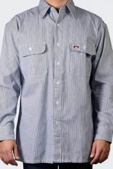 Bart Koszula Ben Davis Button Up HICKORY STRIPE. Koszule męskie Bart, m, bez wzorów, bez kołnierzyka, bez ramiączek. Za 241.31 zł.