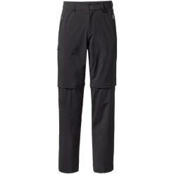 Spodnie turystyczne Vaude Farley Stretch ZO Pants II. Czarne spodnie snowboardowe damskie Maloja, s, bez wzorów, z elastanu, narciarskie. Za 519.19 zł.