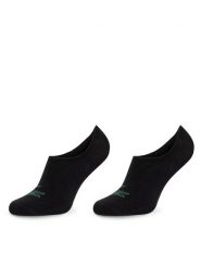 Lacoste Stopki RA7872 Czarny. Czarne skarpety męskie Lacoste, bez wzorów, z bawełny. Za 79.99 zł.