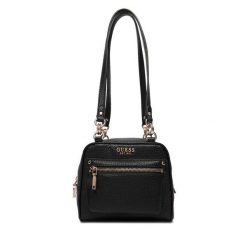 Torebka Guess. Czarne torebki do ręki damskie Guess, z aplikacjami, klasyczne, bez dodatków. Za 589.99 zł.