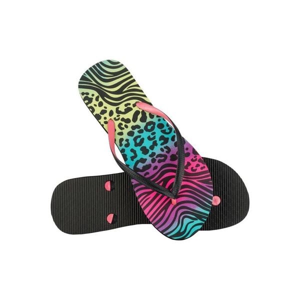 Japonki basenowe damskie aqua-sport fluo. Czarne klapki damskie AQUA-SPORT, bez wzorów, sportowe, bez obcasa. Za 35.00 zł.