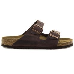 Klapki męskie Birkenstock Arizona BS (0052531). Brązowe buty sportowe męskie Birkenstock, bez zapięcia. Za 439.99 zł.