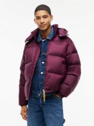 Tommy Jeans Kurtka puchowa dla kobiet Kobiety lila, XXL. Kurtki damskie Tommy Jeans, xxl, bez wzorów, z jeansu, bez kaptura. Za 1,199.95 zł.
