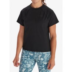 Koszulka szybkoschnąca damska Marmot Windridge. Czarne koszulki sportowe damskie Marmot, s, bez wzorów, bez kołnierzyka, bez ramiączek, trekkingowe. Za 129.99 zł.