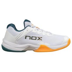 Buty do padla Nox ML10. Białe obuwie sportowe damskie NOX, bez wzorów, z materiału, na fitness i siłownię. Za 468.25 zł.