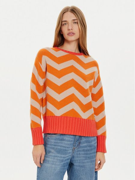 Frieda & Freddies Sweter 3307 Pomarańczowy Regular Fit. Brązowe swetry damskie Frieda & Freddies, bez wzorów, z wiskozy, bez kołnierzyka, bez ramiączek, bez kaptura. Za 259.99 zł.