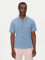BOSS Koszula 50537949 Niebieski Regular Fit. Niebieskie koszule męskie Boss, m, bez wzorów, z bawełny, bez kołnierzyka, bez ramiączek. Za 279.99 zł.