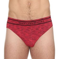 Brubeck Slipy męskie Fusion czerwone r. L (BE10090). Bokserki męskie marki Brubeck. Za 29.99 zł.