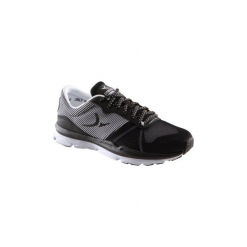 Buty fitness kardio 500 damskie. Czarne obuwie sportowe damskie DOMYOS, z gumy. Za 119.99 zł.