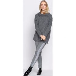 Jasnoszare Legginsy Scratch. Szare legginsy damskie Born2be. Za 29.99 zł.